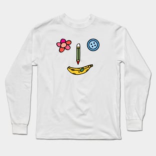 Happy Face Long Sleeve T-Shirt